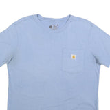 CARHARTT Womens Blue Pocket T-Shirt M Short Sleeve Crew Neck Casual