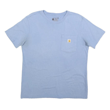 CARHARTT Womens Blue Pocket T-Shirt M Short Sleeve Crew Neck Casual