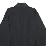 UMBRO Mens Black Track Jacket L Polyester Polka Dot Zip Up Sportswear