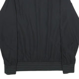UMBRO Mens Black Track Jacket L Polyester Polka Dot Zip Up Sportswear