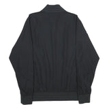 UMBRO Mens Black Track Jacket L Polyester Polka Dot Zip Up Sportswear
