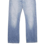 LEVI'S 506 Mens Jeans Blue Regular Straight Denim Medium W30 L34 Classic Fit