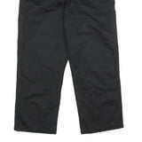 CARHARTT WIP Mens Cotton Black Regular Straight Trousers W34 L26 Casual Workwear