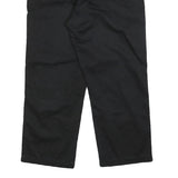 CARHARTT WIP Mens Cotton Black Regular Straight Trousers W34 L26 Casual Workwear