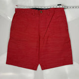 Tommy Hilfiger Chino Shorts - 32W 10L Red Cotton