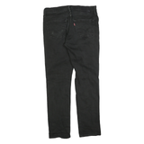 LEVI'S 511 BIG E Mens Black Slim Skinny Denim Medium W34 L32 Jeans