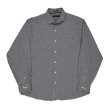 Tommy Hilfiger Checked Shirt - XL Black & White Cotton