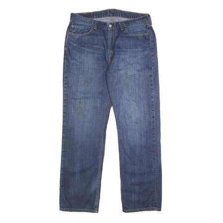 LEVI'S 514 Classic Mens Jeans Blue Classic Straight Denim Medium W36 L32