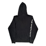 Large Logo On Front The North Face Spellout Hoodie - Medium Black Cotton