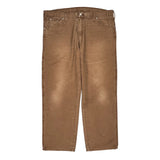 Dickies Carpenter Trousers - 38W 30L Brown Cotton