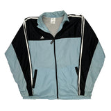 Adidas Track Jacket - Large Black Polyester