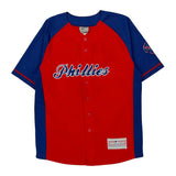 Phillies Majestic Mlb Jersey - XL Blue Polyester