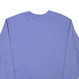 CHAMPION Mens Blue Crew Neck XL Logo Embroidered Sweatshirt Cotton Blend