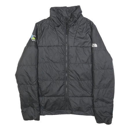 THE NORTH FACE Womens Black Puffer Jacket M Polyester Zip Outdoor Casual Warm