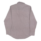 WRANGLER Mens Red & White Patterned Shirt M Cotton Blend Casual Long Sleeve