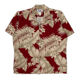 Hawaii Floral Hawaiian Shirt - Medium Beige Cotton