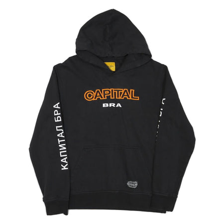 CAPITAL BRA Mens Black Hoodie M Gucciland Tour Cotton Blend Pullover