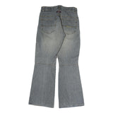 HBT Mens Jeans Blue Regular Bootcut Denim Light W30 L30 Zip Cotton Casual