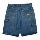 Wrangler Denim Shorts - 32W 10L Blue Cotton