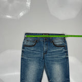 Black Hip Hop Jeans - 32W 32L Blue Cotton Blend
