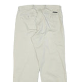 SERGIO TACCHINI Mens Regular Beige Cotton Blend Zip Trousers W31 L29 Casual Wear