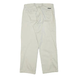 SERGIO TACCHINI Mens Regular Beige Cotton Blend Zip Trousers W31 L29 Casual Wear