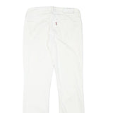 LEVI'S Womens White Regular Straight Denim Jeans W28 L31 Classic Cotton Blend