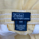 18 Months Polo By Ralph Lauren Chinos - 3XS Yellow Cotton