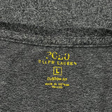 Ralph Lauren T-Shirt - Large Gray Cotton