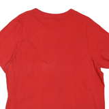 NIKE Mens Red Swoosh Life Graphic T-Shirt XL Short Sleeve Crew Neck