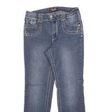 ANGELS Mens Jeans Blue Regular Bootcut Denim Medium W30 L28 Stylish Casual Wear