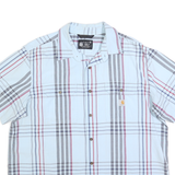 CARHARTT Mens White & Grey Plaid Cotton Blend Shirt XL Work Casual Button