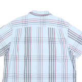 CARHARTT Mens White & Grey Plaid Cotton Blend Shirt XL Work Casual Button