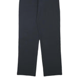 ESPRIT Womens Black Regular Fit Straight Leg Trousers W26 L30 Classic Workwear