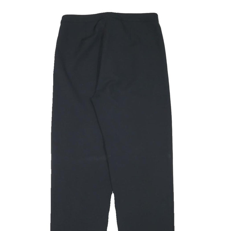 ESPRIT Womens Black Regular Fit Straight Leg Trousers W26 L30 Classic Workwear