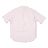 NAUTICA Mens Pink & White Striped Shirt XL Cotton Blend Button-Down Collar