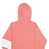 CHAMPION Womens Pink & White Colourblock Hoodie M Cotton Blend Casual Wear