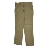 Carhartt Carpenter Trousers - 31W 32L Khaki Cotton