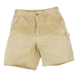 CARHARTT Mens Shorts Beige Casual Cotton Blend M W30 Workwear Utility Pocketed