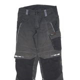 DICKIES Womens Black Cotton Blend Relaxed Workwear Trousers W30 L28