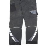 DICKIES Womens Black Cotton Blend Relaxed Workwear Trousers W30 L28