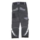 DICKIES Womens Black Cotton Blend Relaxed Workwear Trousers W30 L28