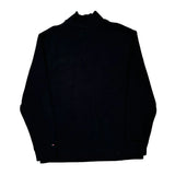 Tommy Hilfiger 1/4 Zip - XL Black Cotton