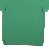 TOMMY HILFIGER Mens Green Slim Fit Short Sleeve Polo Shirt L Cotton Blend