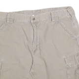 CARHARTT Mens Shorts Beige Cargo Relaxed 2XL W40 Workwear Durable Cotton Blend
