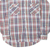 LEVI'S Mens Red Blue Yellow Check Shirt XL Cotton Blend Long Sleeve Casual
