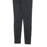 LEVI'S Womens Jeans Black Slim Skinny Denim Medium W26 L28 Zip Pockets