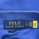 Polo By Ralph Lauren Polo Shirt - Large Blue Cotton