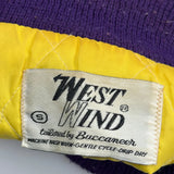 Central Lyon West Wind Varsity Jacket - Small Purple Polyester