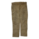 Carhartt Double Knee Carpenter Trousers - 32W 30L Beige Cotton Blend